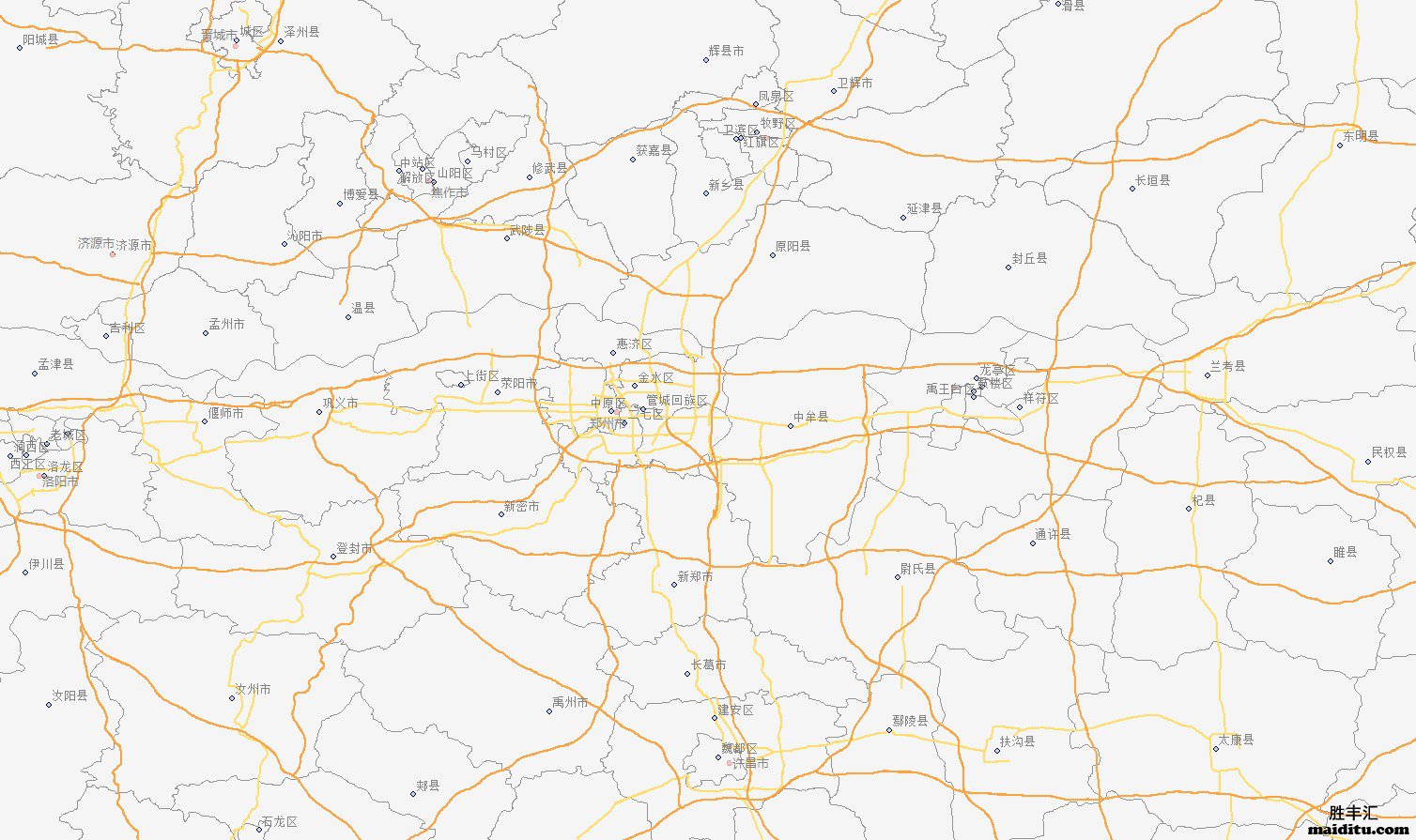 河南省Arcgis电子地图销售(shp)