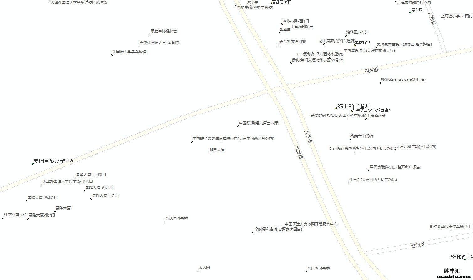 天津市autocad格式电子地图销售售