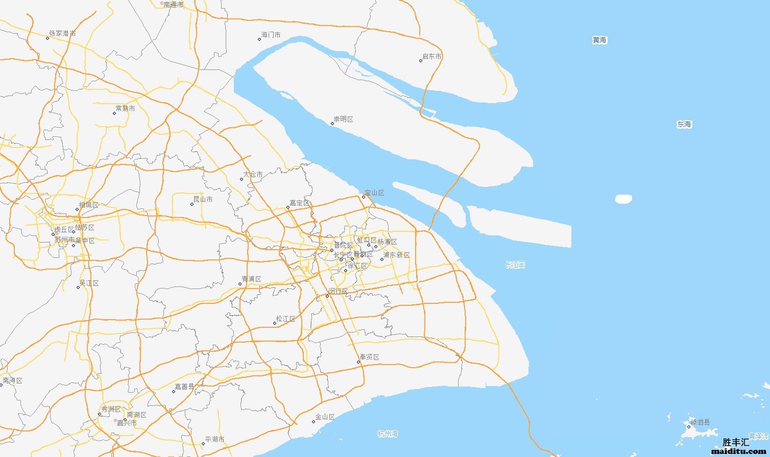 上海市mapinfo电子地图销售，上海各区地图分布图