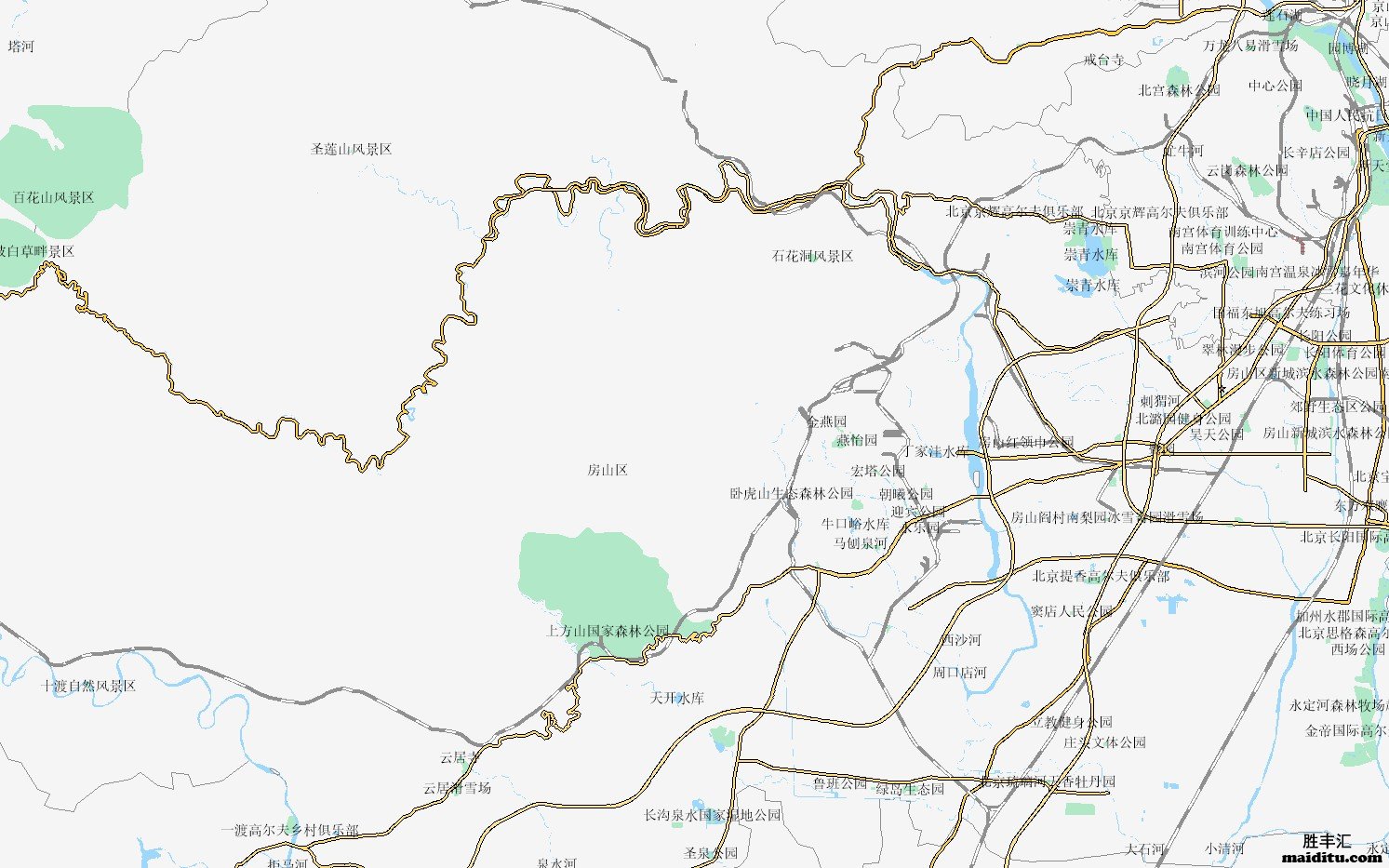 北京市房山区电子地图销售