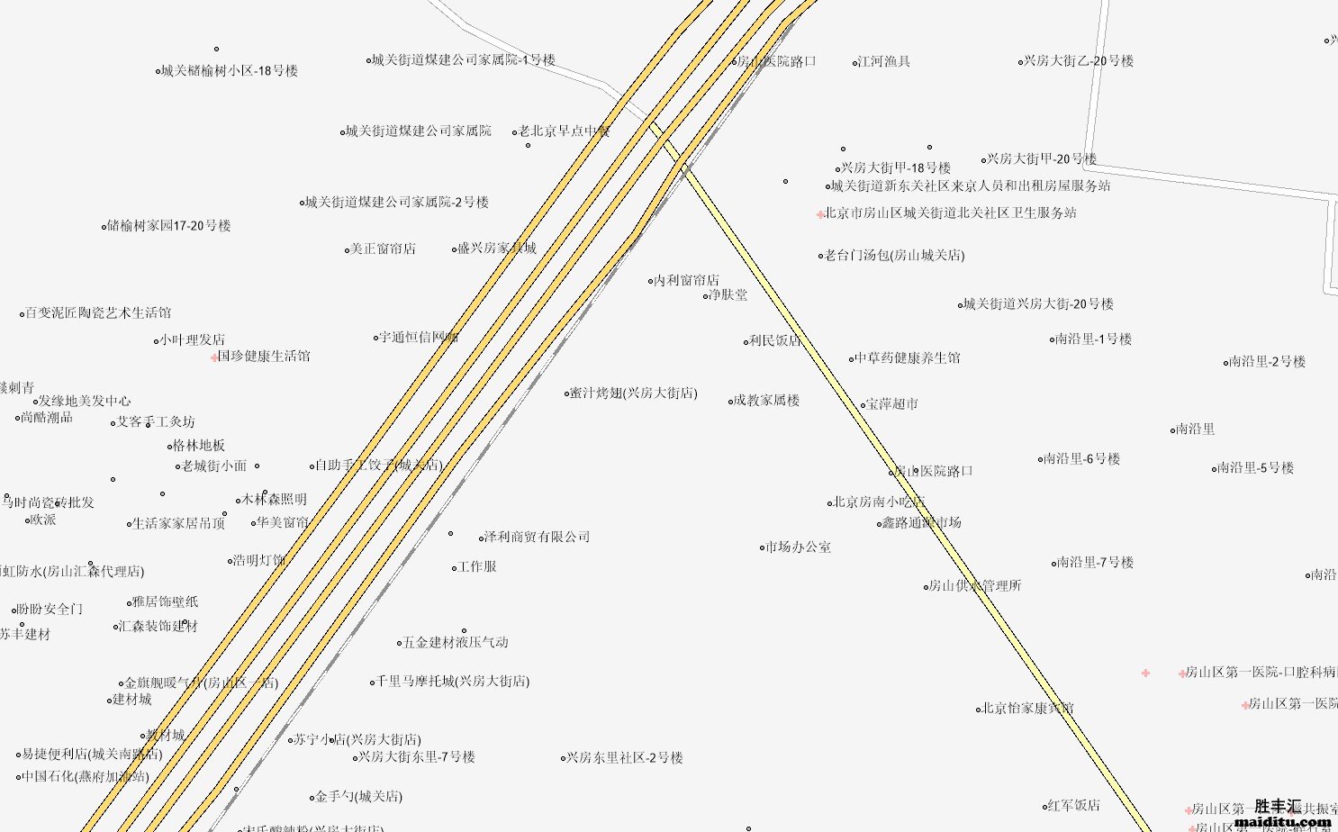 北京市房山区supermap格式电子地图销售