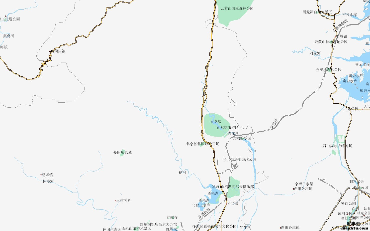 北京市怀柔区mapinfo格式电子地图销售