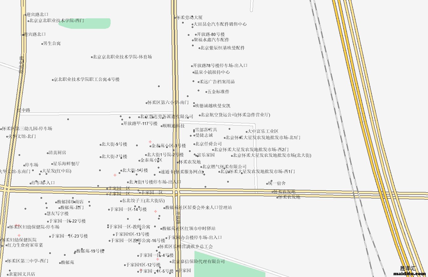 北京市怀柔区supermap格式电子地图销售