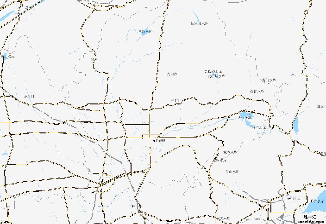 北京市平谷区电子地图销售