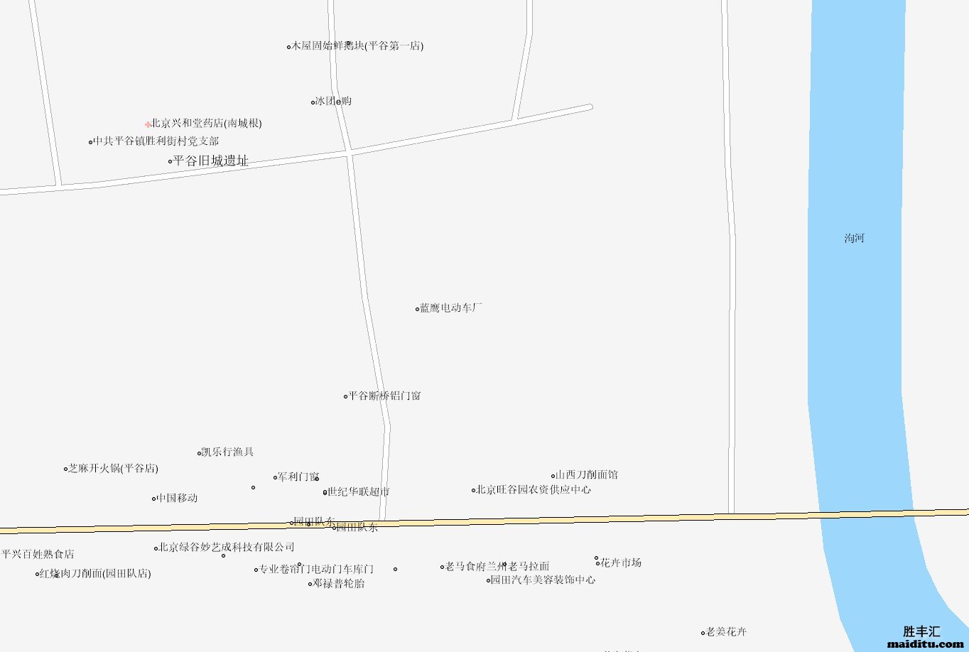 北京市平谷区电子地图销售