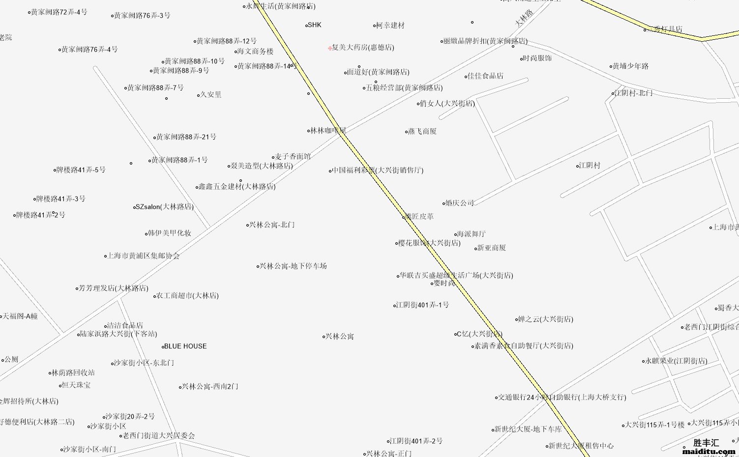 上海市黄埔区autocad格式电子地图销售