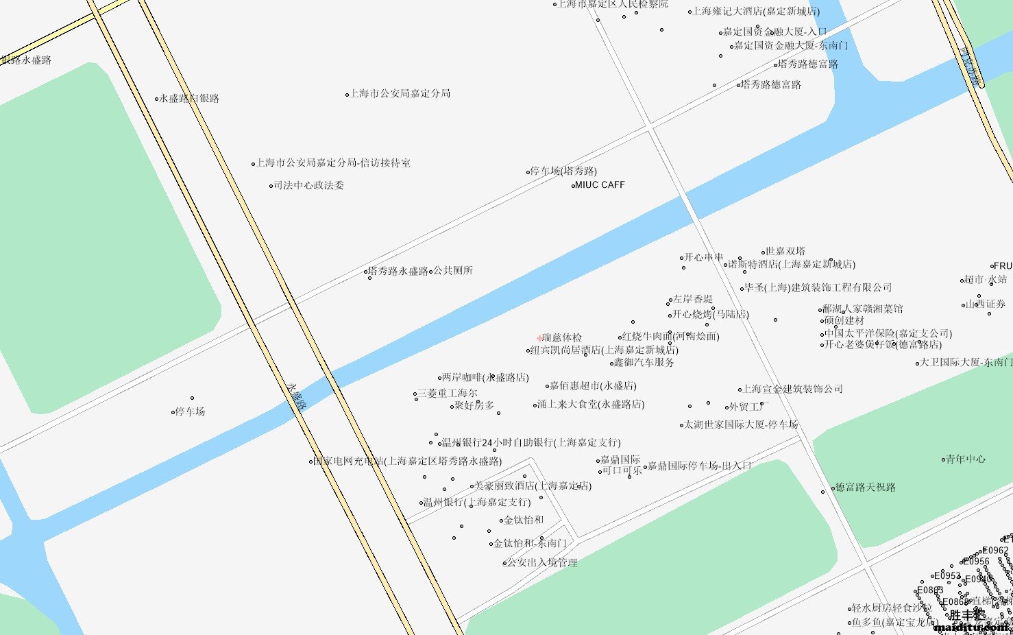 上海市嘉定区autocad格式电子地图销售