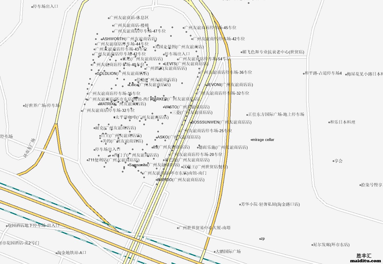 广州市mapinfo格式电子地图销售