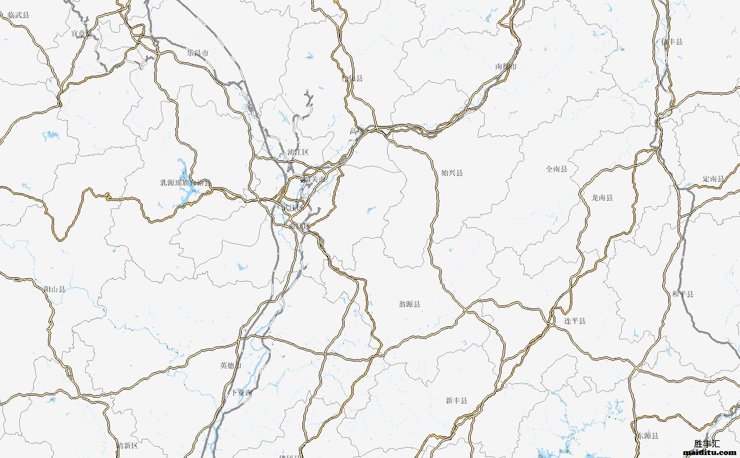 广东省韶关市电子地图销售