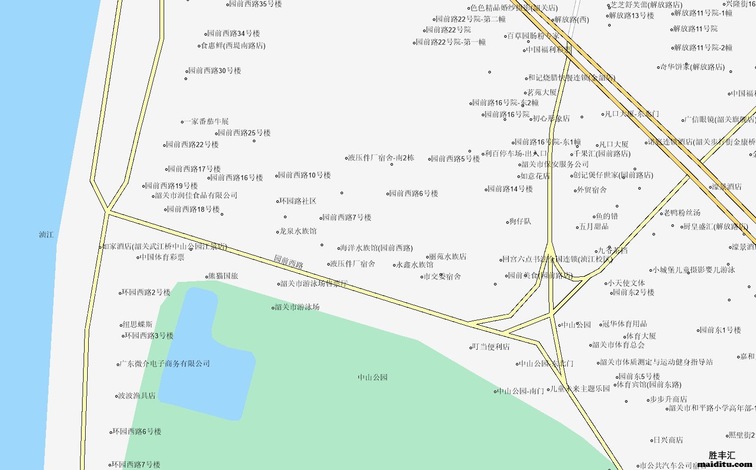 广东省韶关市autocad格式电子地图销售