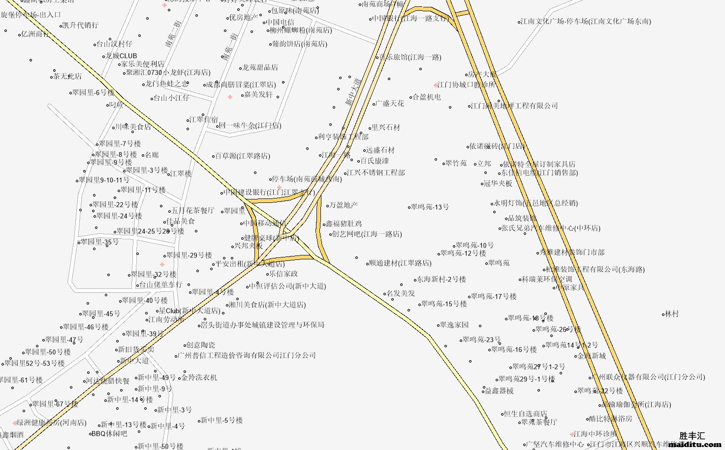广东省江门市autocad格式电子地图销售