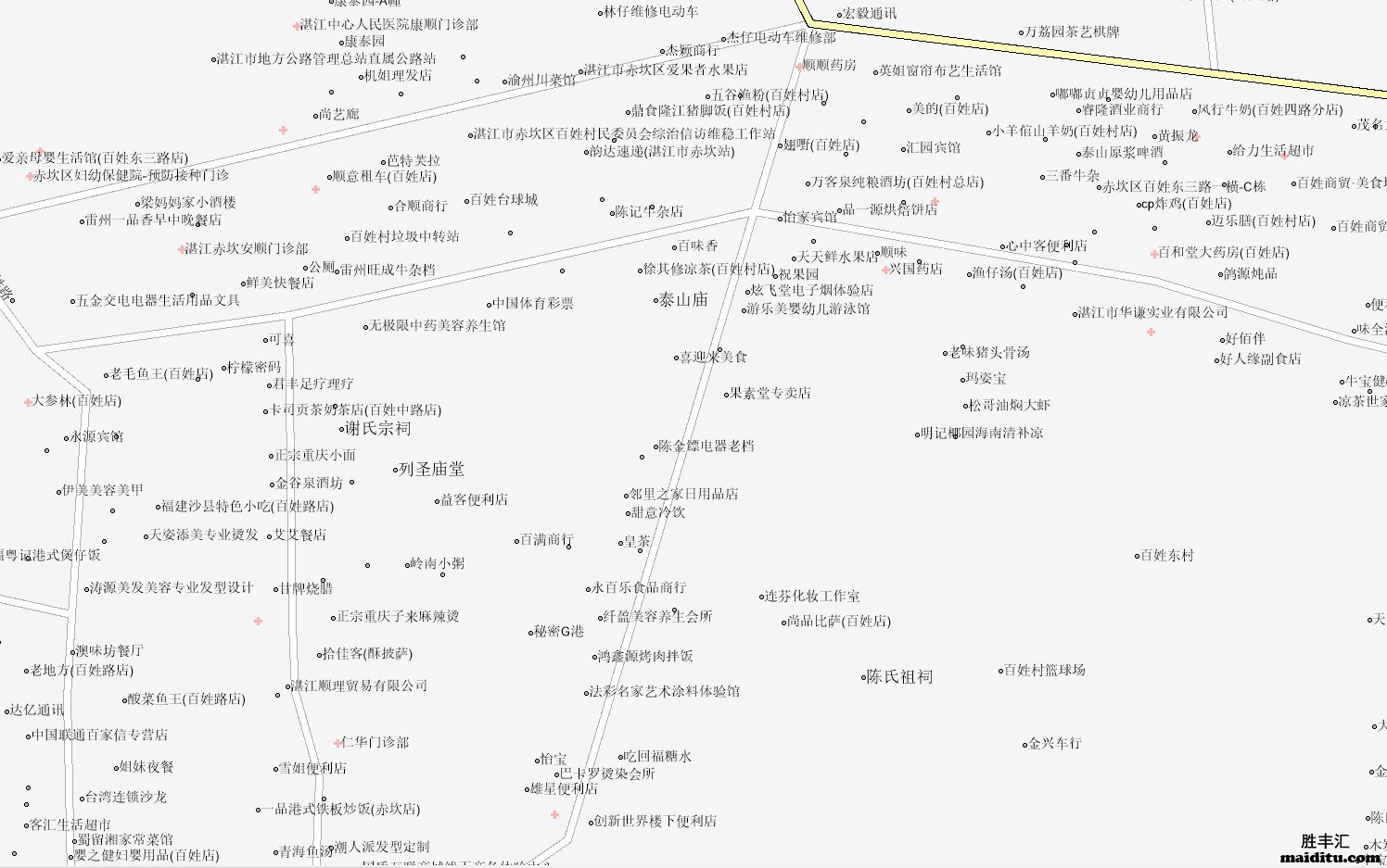 广东省湛江市电子地图销售