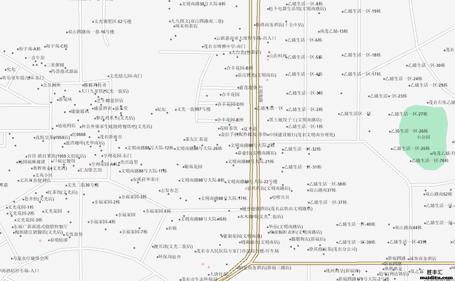 广东省茂名市autocad格式电子地图销售