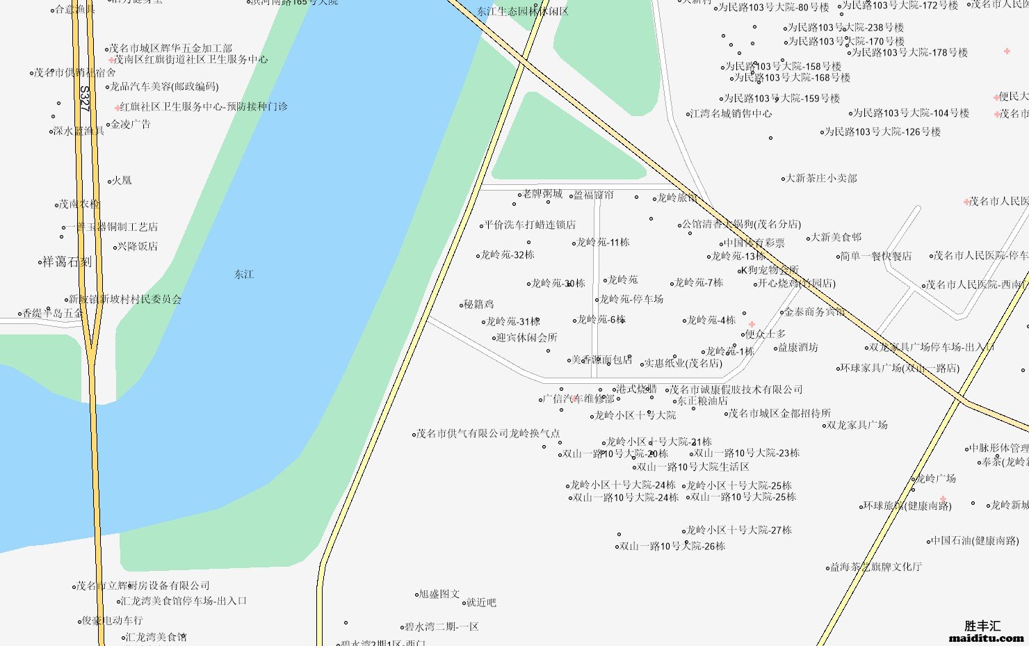 广东省茂名市电子地图销售