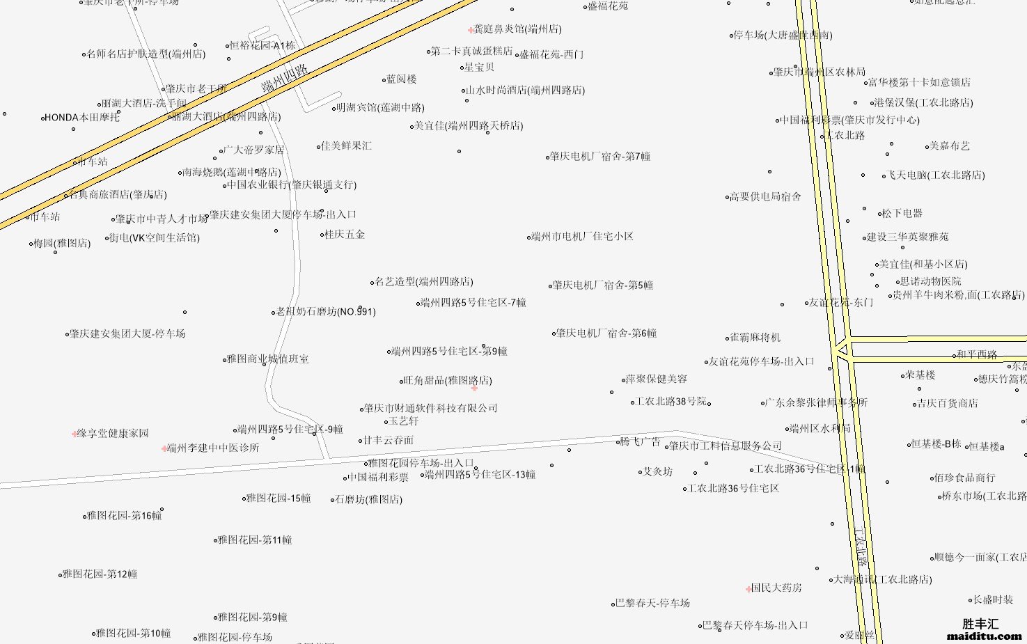广东省肇庆市supermap格式电子地图销售