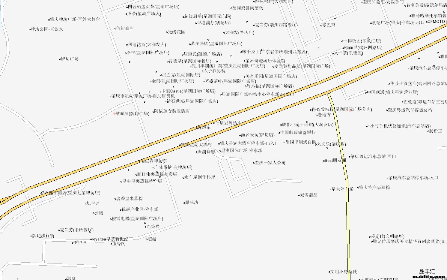 广东省肇庆市autocad格式电子地图销售