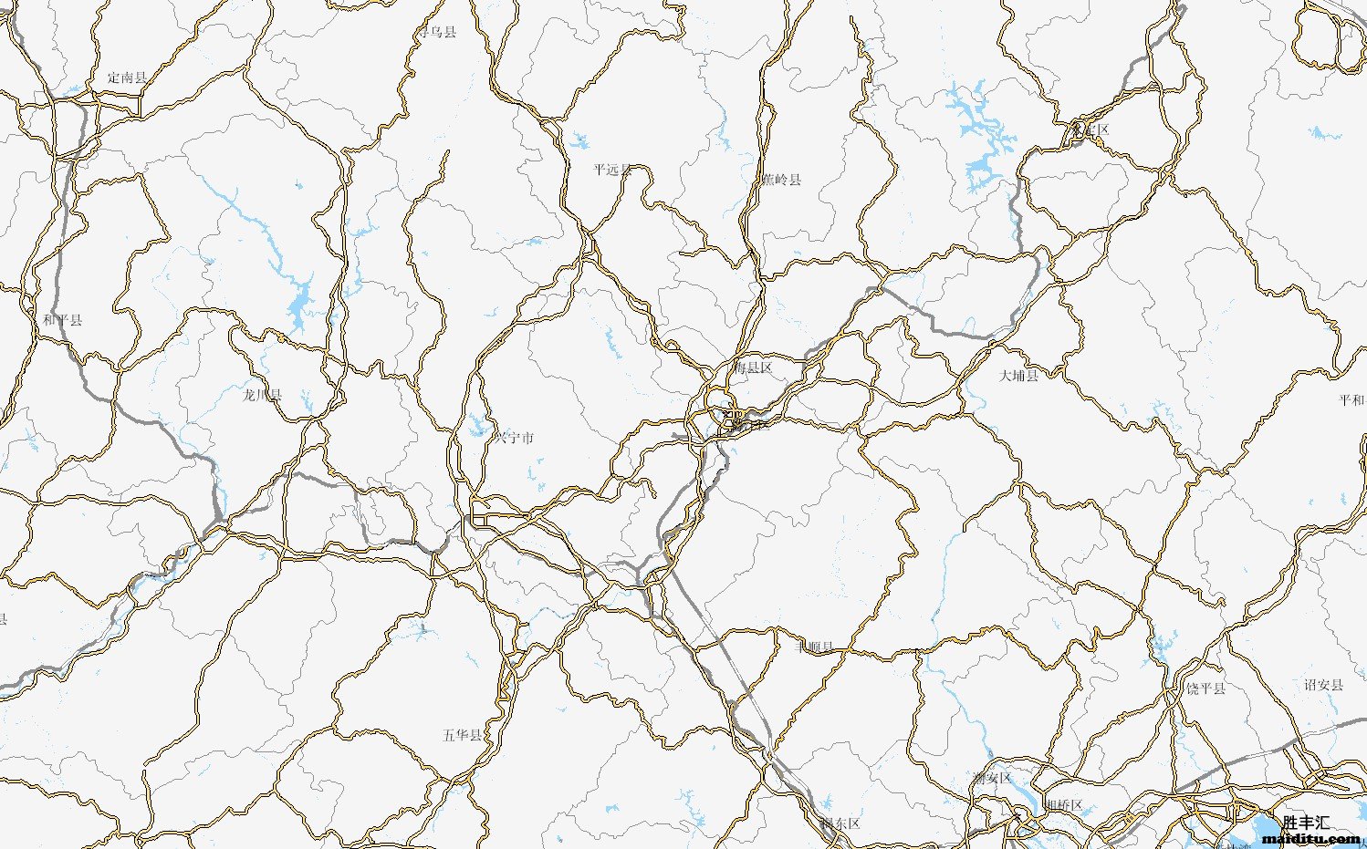 广东省梅州市电子地图销售