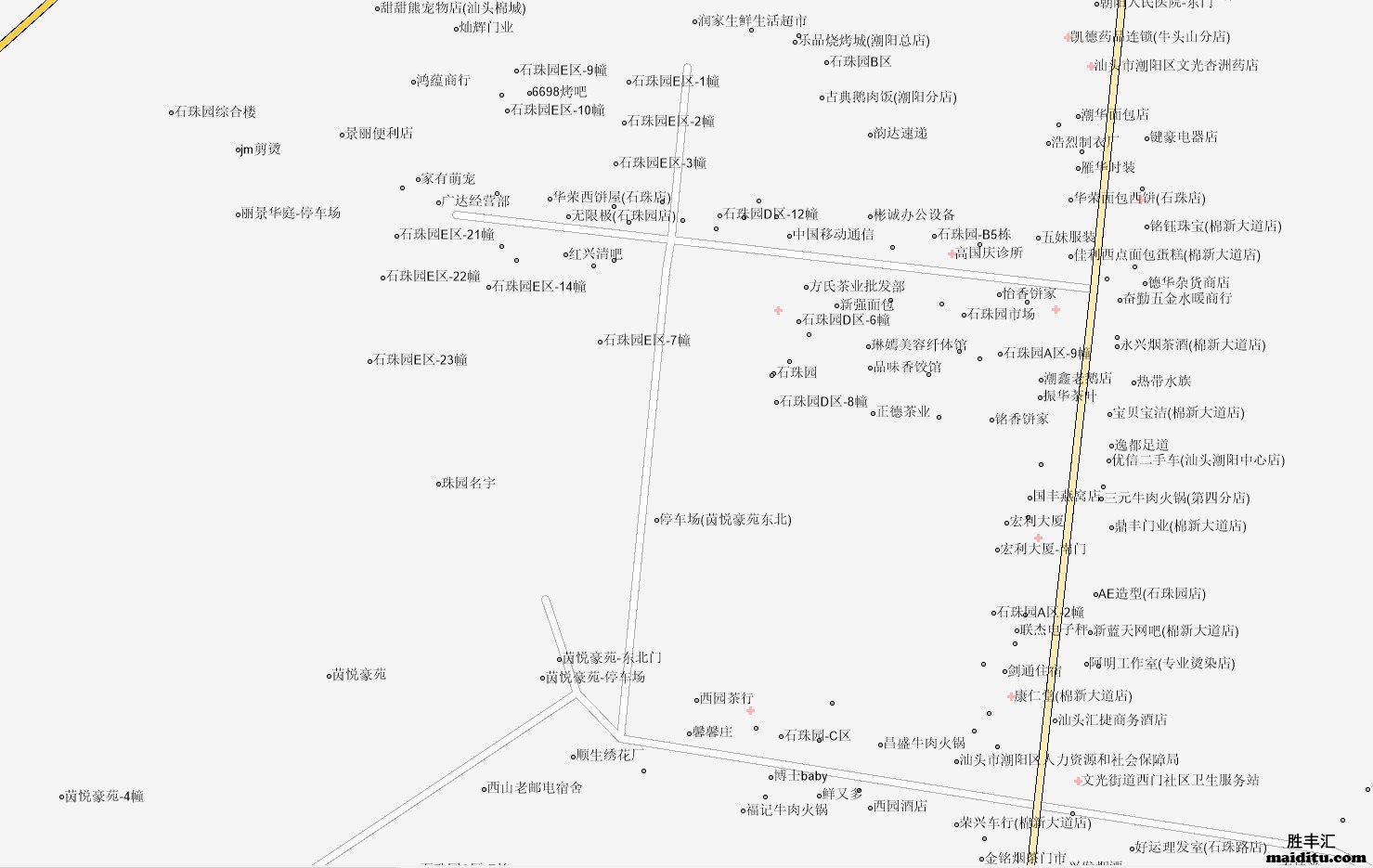 广东省汕尾市supermap格式电子地图销售