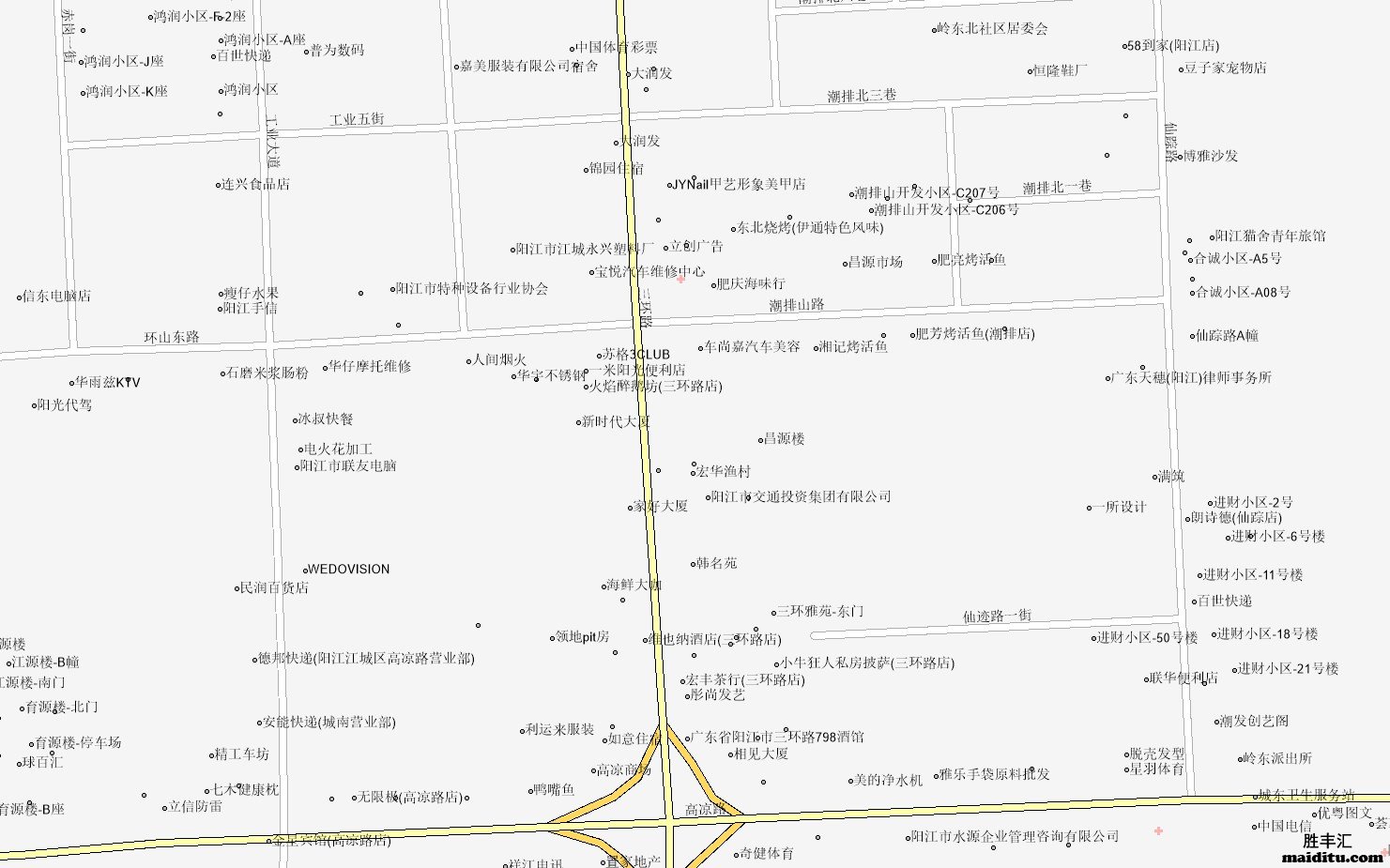 广东省阳江市autocad格式电子地图销售