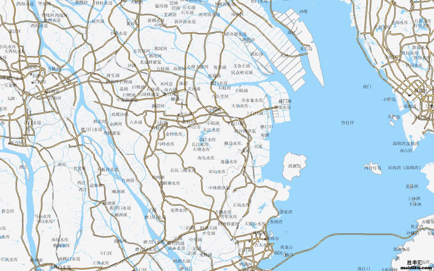 广东省中山市电子地图销售