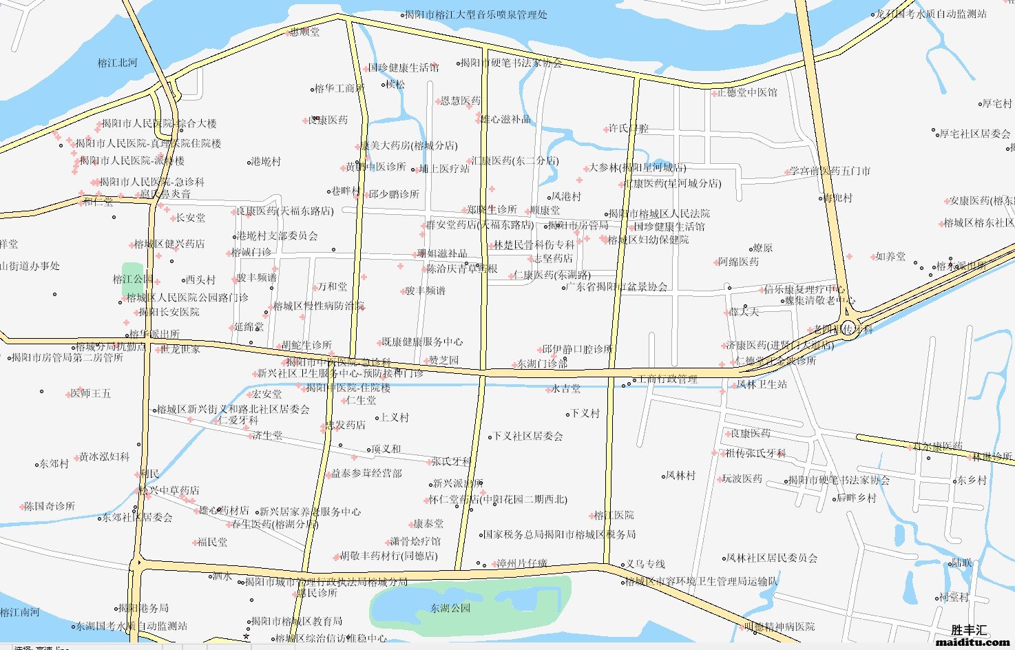 广东省揭阳市mapinfo格式电子地图销售