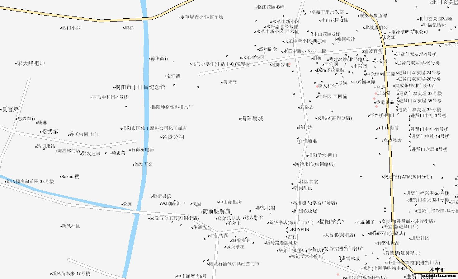 广东省揭阳市arcgis格式电子地图销售