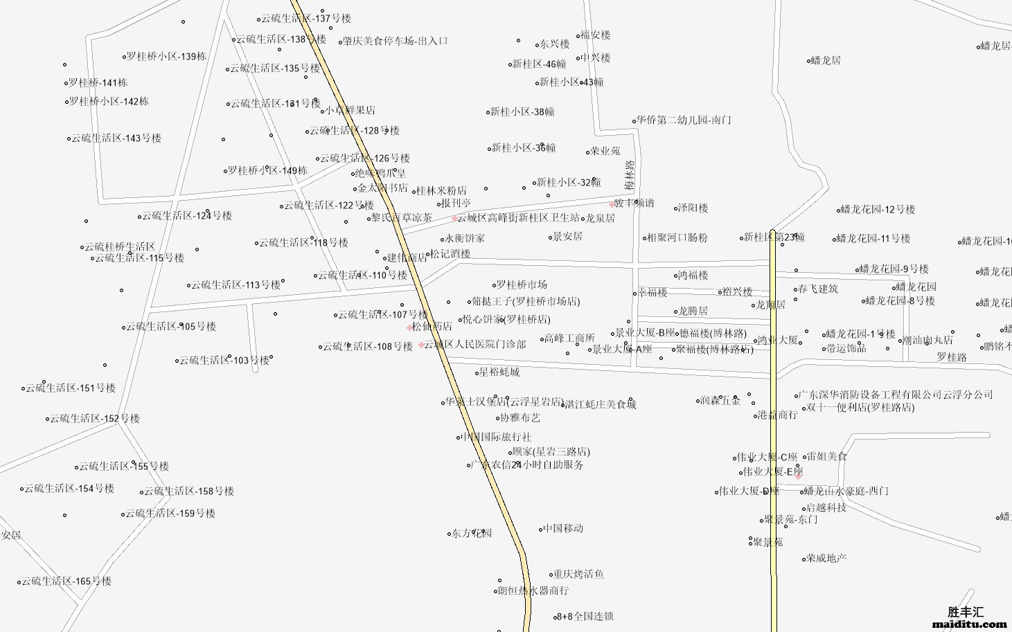 广东省云浮市supermap格式电子地图销售