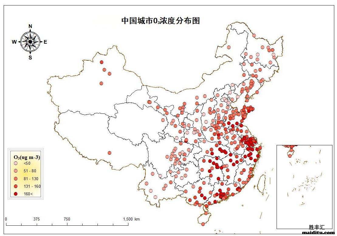 ArcGIS制作专题地图效果图