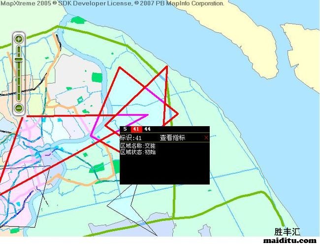 mapxtreme搜索指定点的最近图元